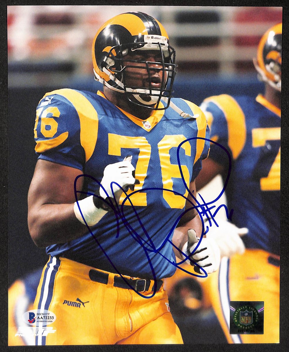 Orlando Pace HOF Signed/Autographed 8x10 Photo Rams BAS 213791