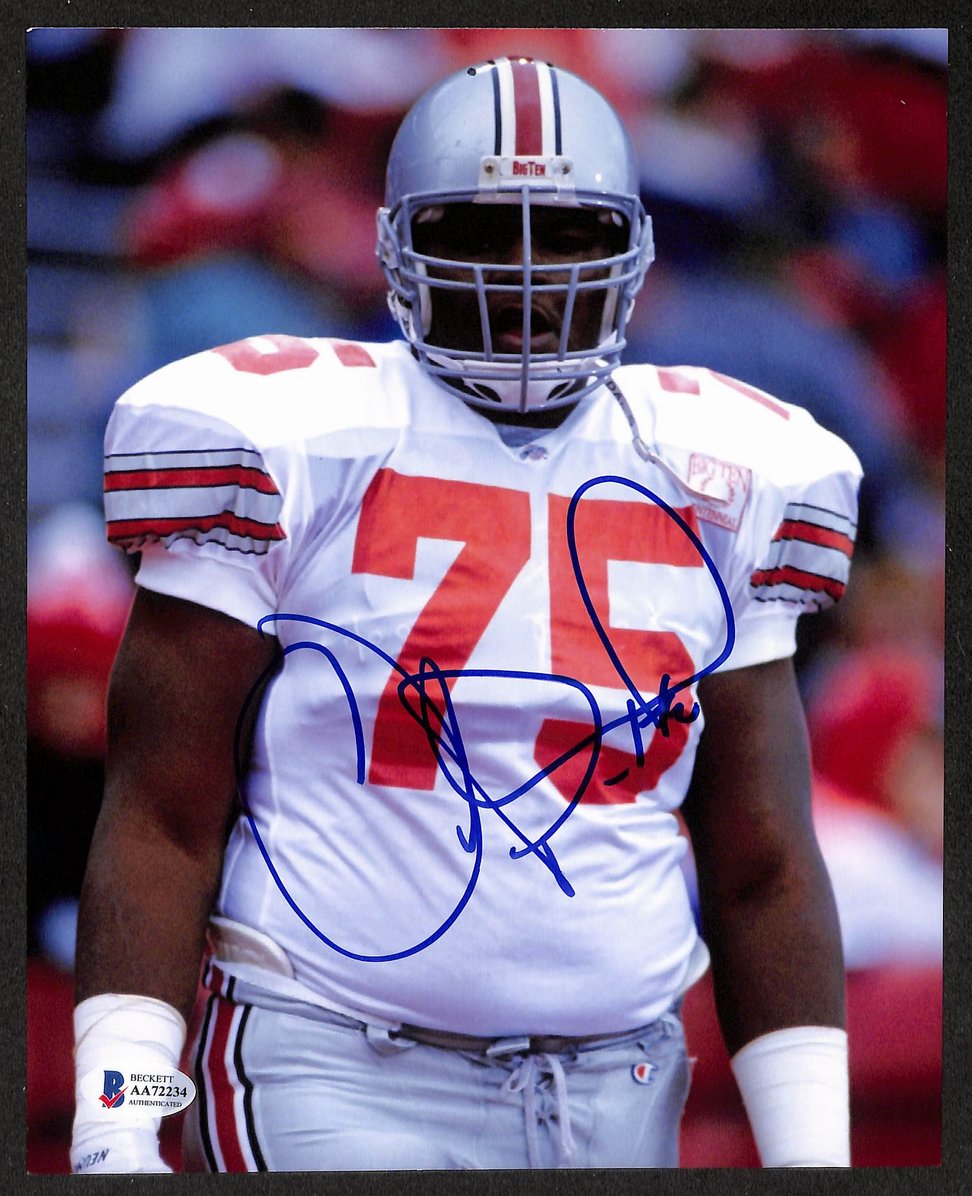 Orlando Pace HOF Signed/Autographed 8x10 Photo Ohio State BAS 213792