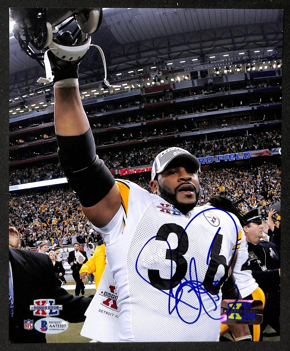 Jerome Bettis HOF Signed/Autographed 8x10 Photo Steelers BAS 213797