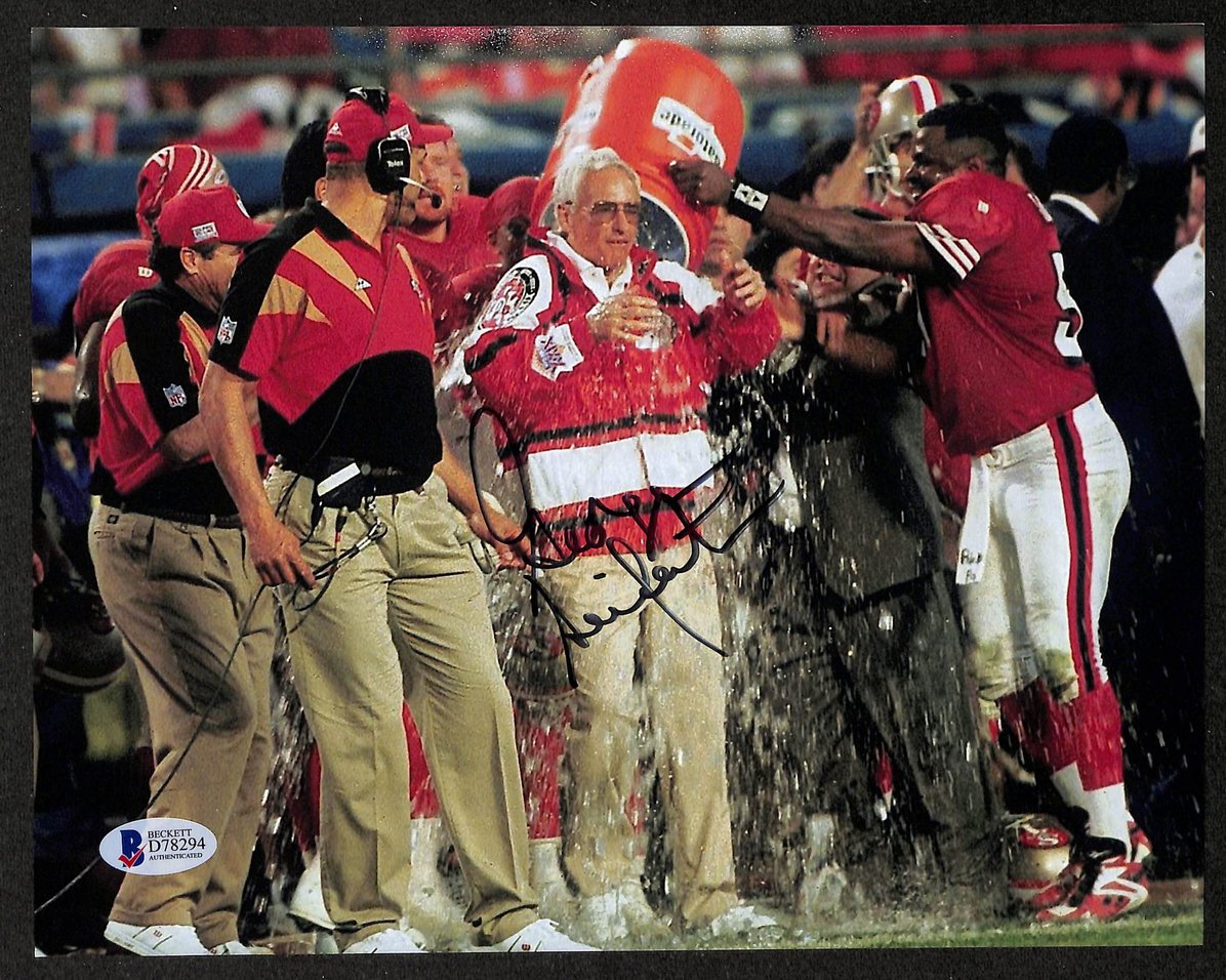George Seifert Signed/Autographed 8x10 Photo 49ers BAS 213801