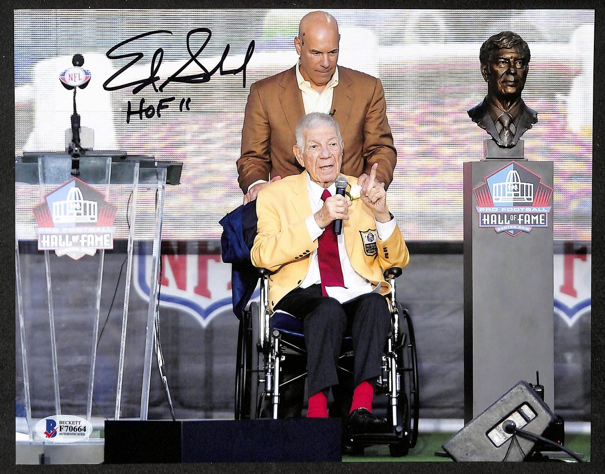 Ed Sabol HOF Signed/Autographed 8x10 Photo NFL Films BAS 213802