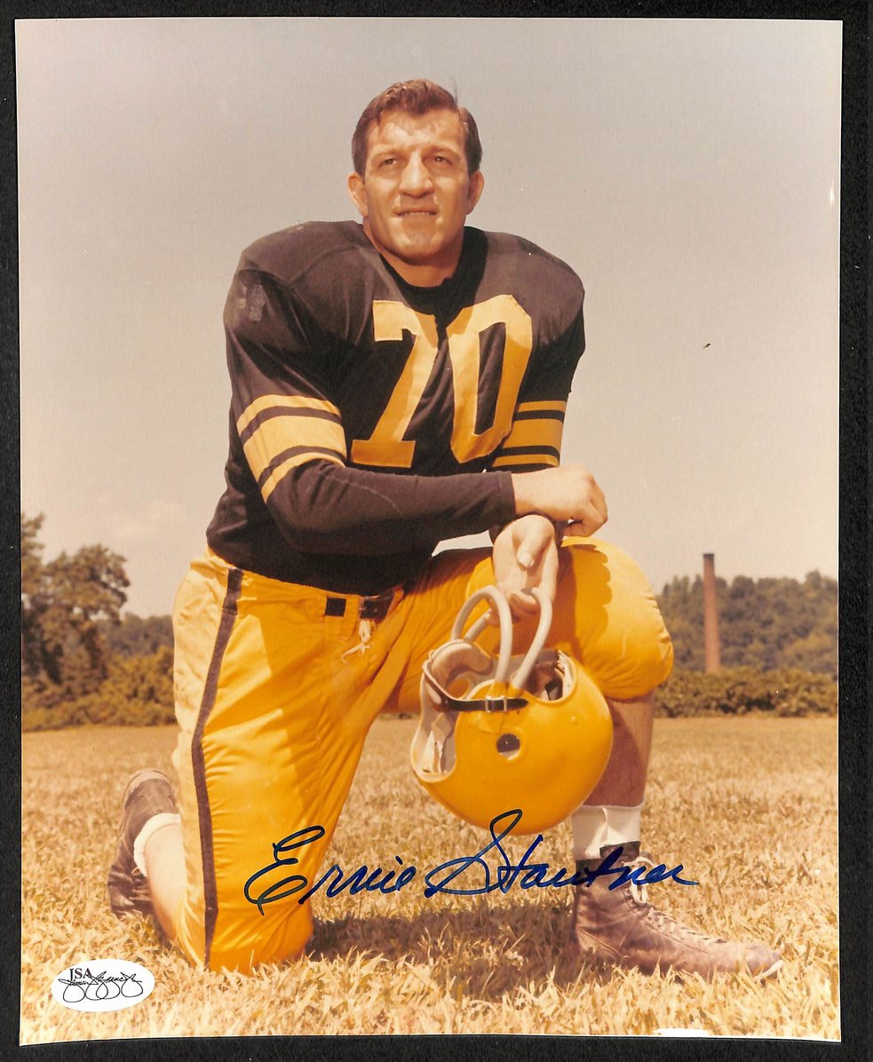Ernie Stautner HOF Signed/Autographed 8x10 Photo Steelers JSA 213814