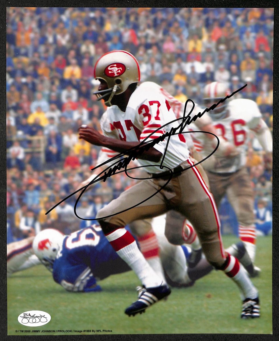 Jimmy Johnson HOF Signed/Autographed 8x10 Photo 49ers JSA 213817