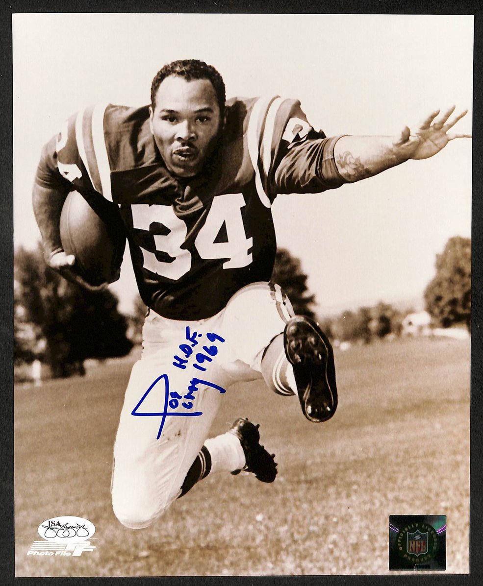 Joe "The Jet" Perry HOF Signed/Autographed 8x10 Photo 49ers JSA 213818