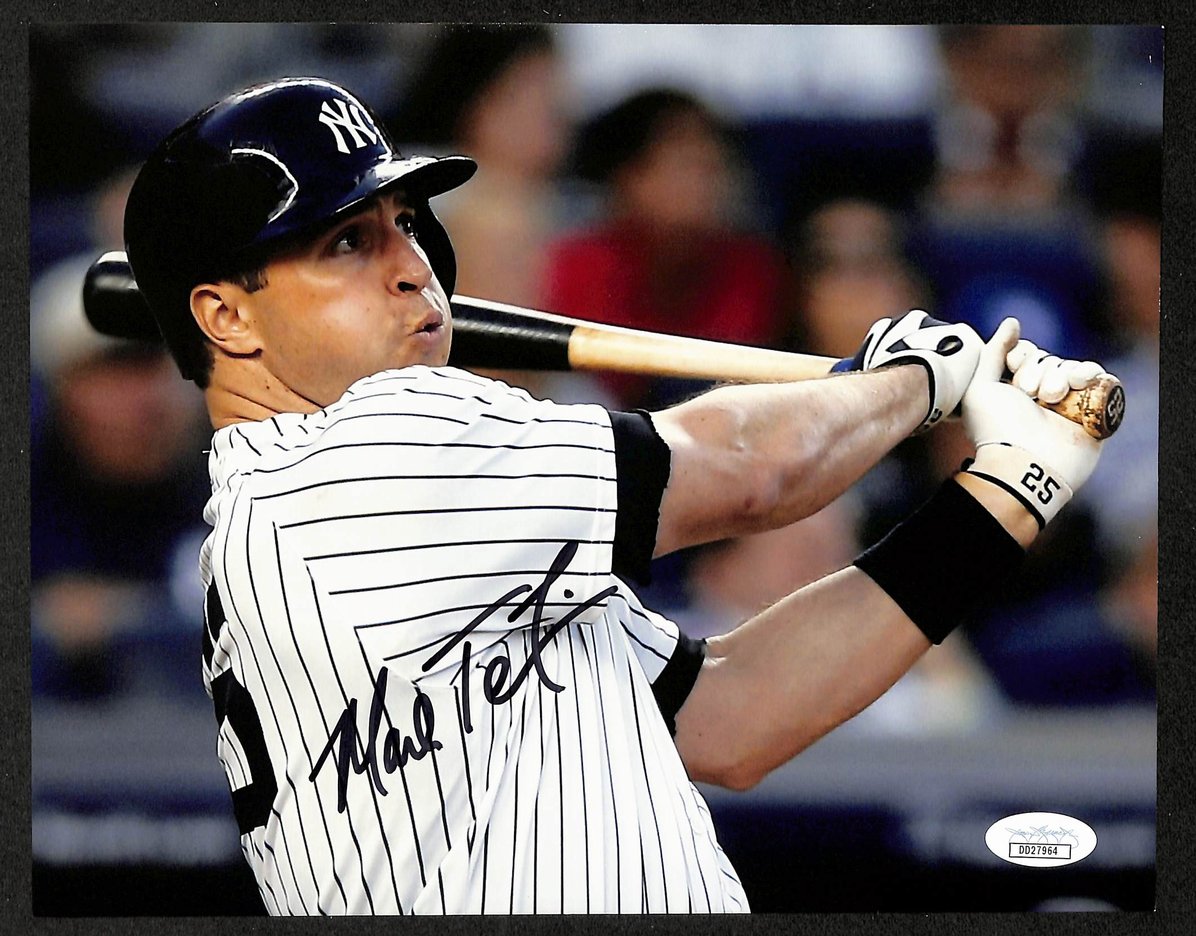 Mark Teixeira Signed/Autographed 8x10 Photo Yankees JSA 213823