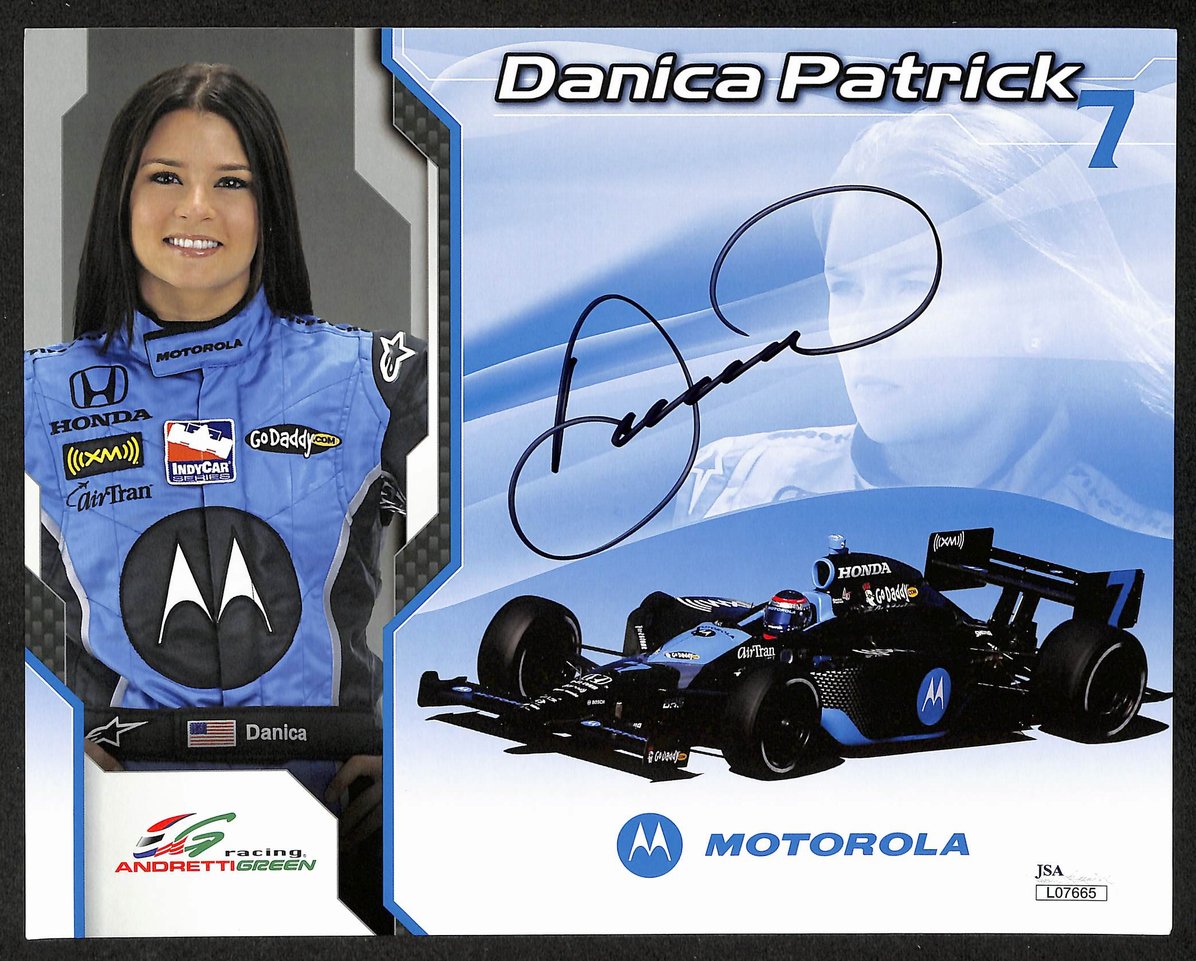 Danica Patrick Signed/Autographed 8x10 Photo IndyCar JSA 213826