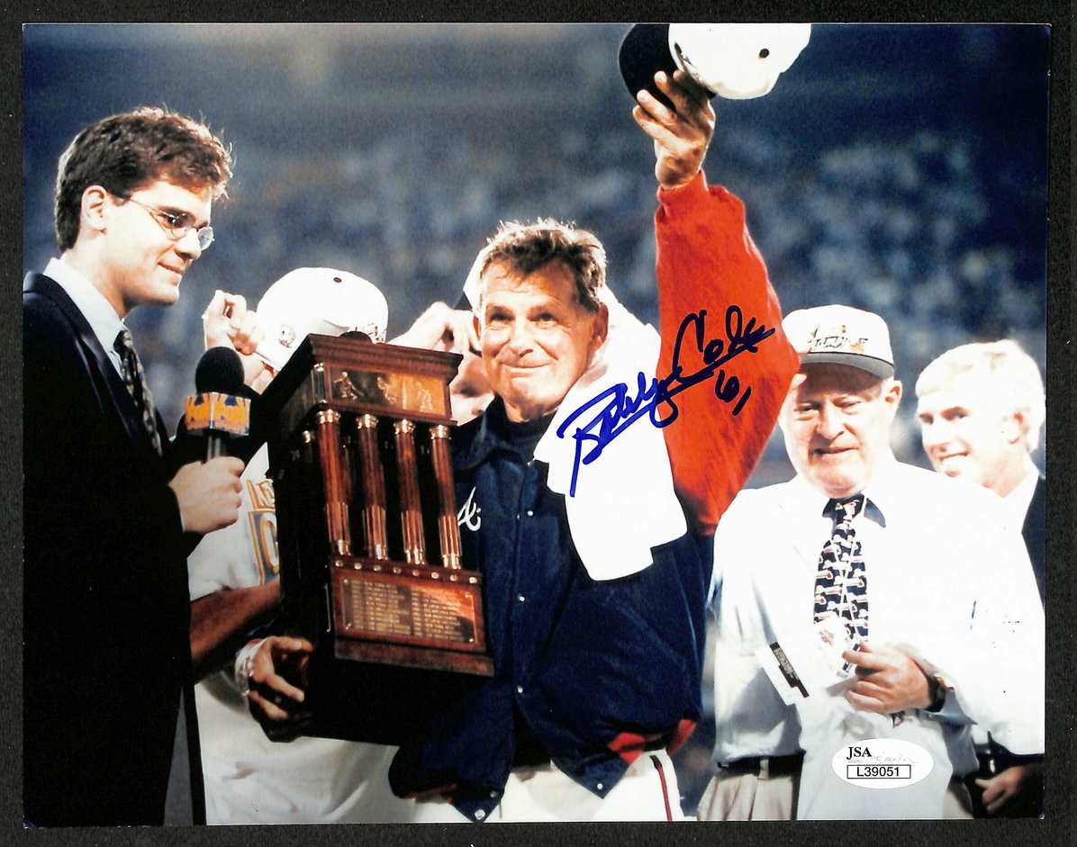 Bobby Cox HOF Signed/Autographed 8x10 Photo Braves JSA 213654