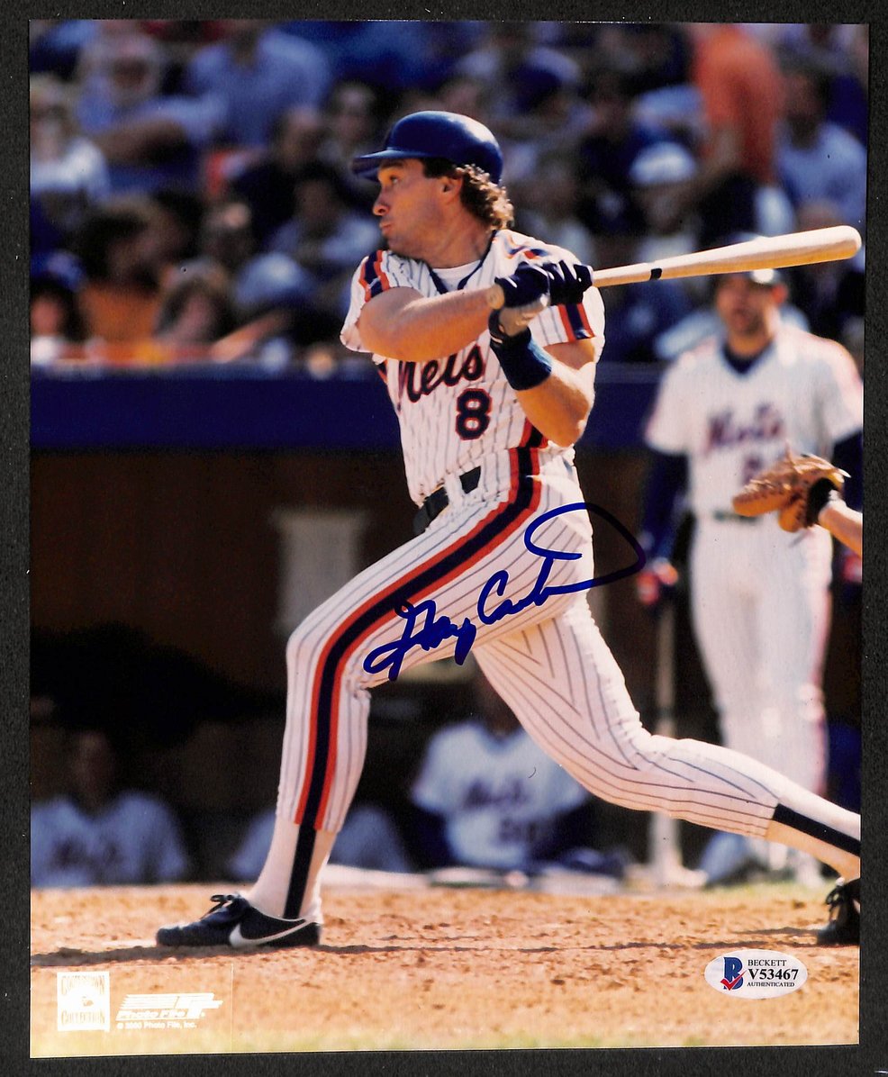 Gary Carter HOF Signed/Autographed 8x10 Photo Mets BAS 213660