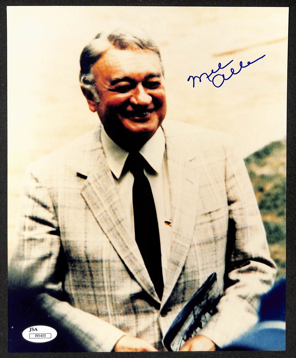 Mel Allen HOF Signed/Autographed 8x10 Photo Yankees JSA 213667