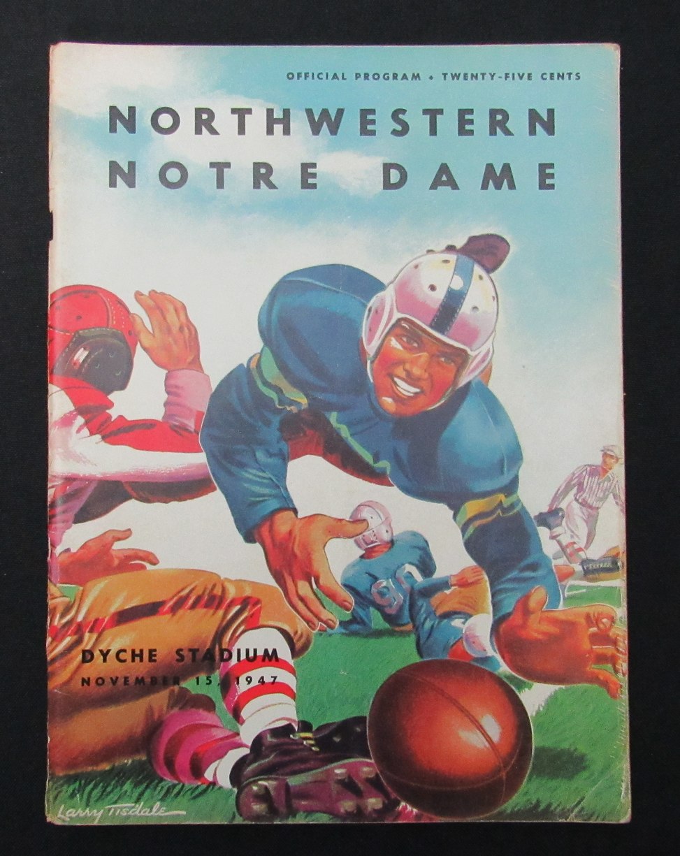 11/15/1947 Northwestern vs. Notre Dame Program 186018