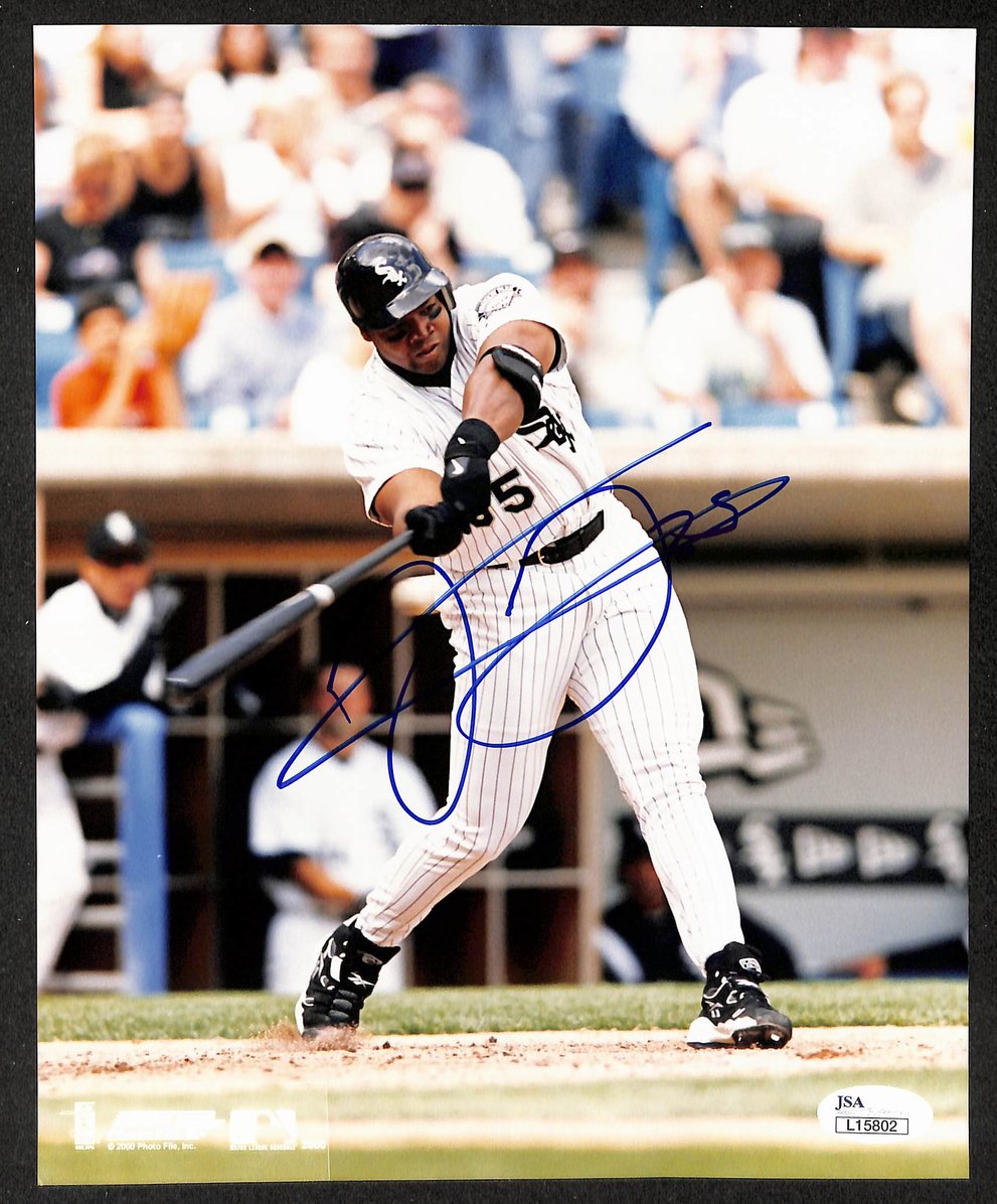Frank Thomas HOF Signed/Autographed 8x10 Photo White Sox JSA 213672