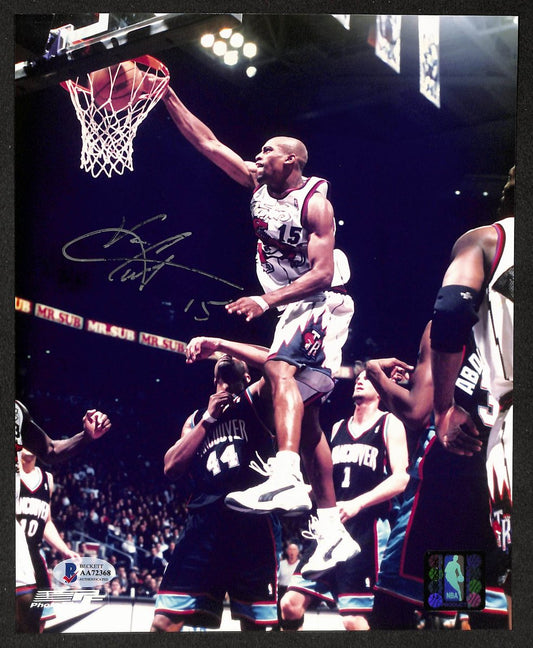Vince Carter HOF Signed/Autographed 8x10 Photo Raptors BAS 213674