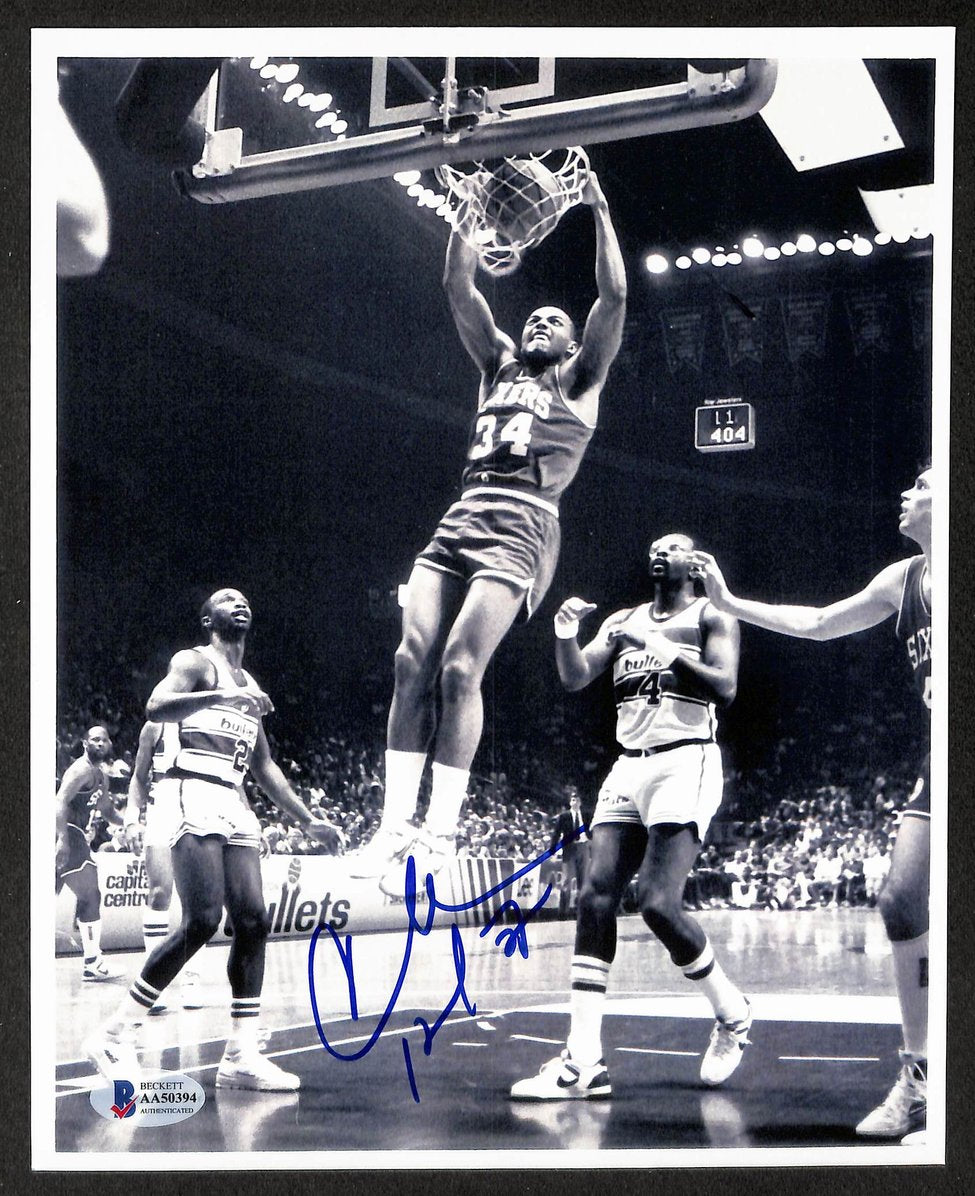 Charles Barkley HOF Signed/Autographed 8x10 Photo Sixers BAS 213686