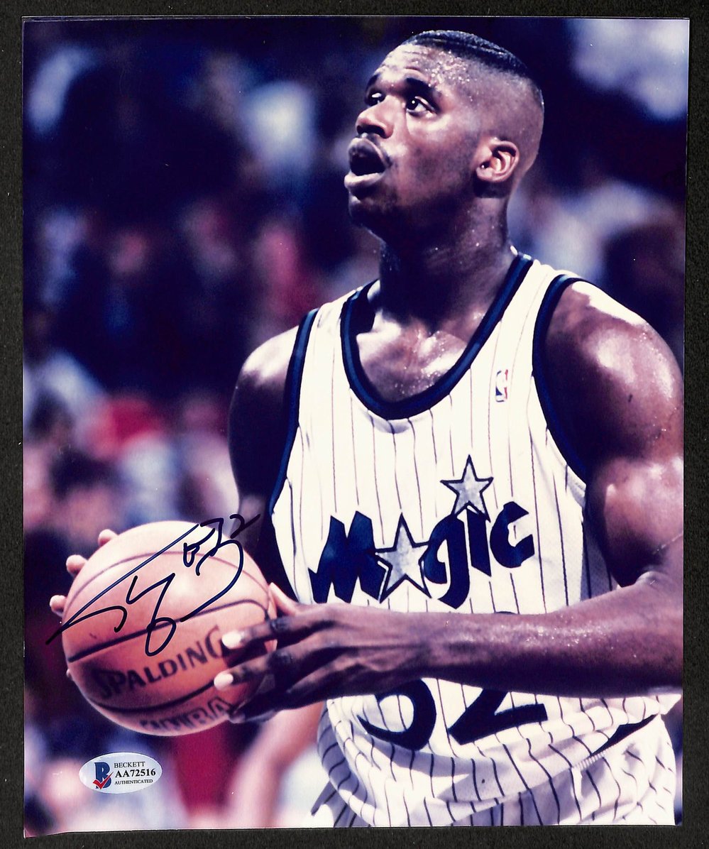 Shaquille O'Neal HOF Signed/Autographed 8x10 Photo Magic Early Sig BAS 213688