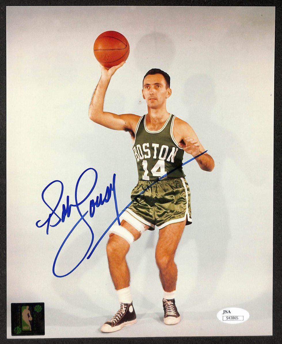 Bob Cousy HOF Signed/Autographed 8x10 Photo Celtics JSA 213689