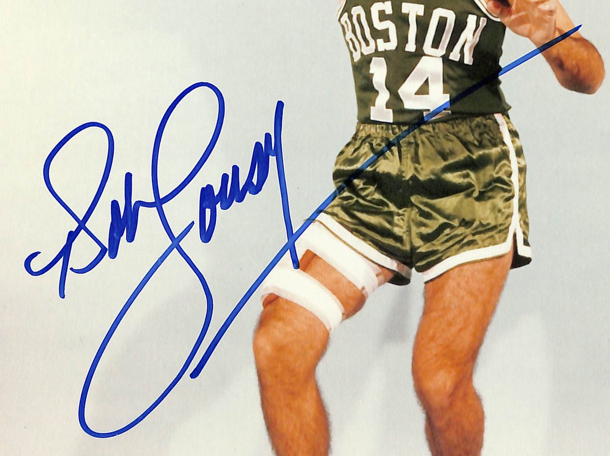 Bob Cousy HOF Signed/Autographed 8x10 Photo Celtics JSA 213689