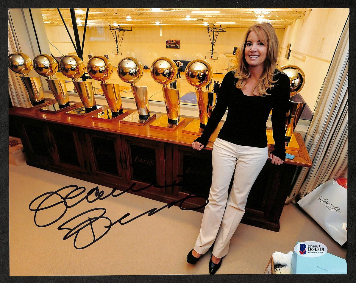 Jeanie Buss Signed/Autographed 8x10 Photo Lakers Owner BAS 213691