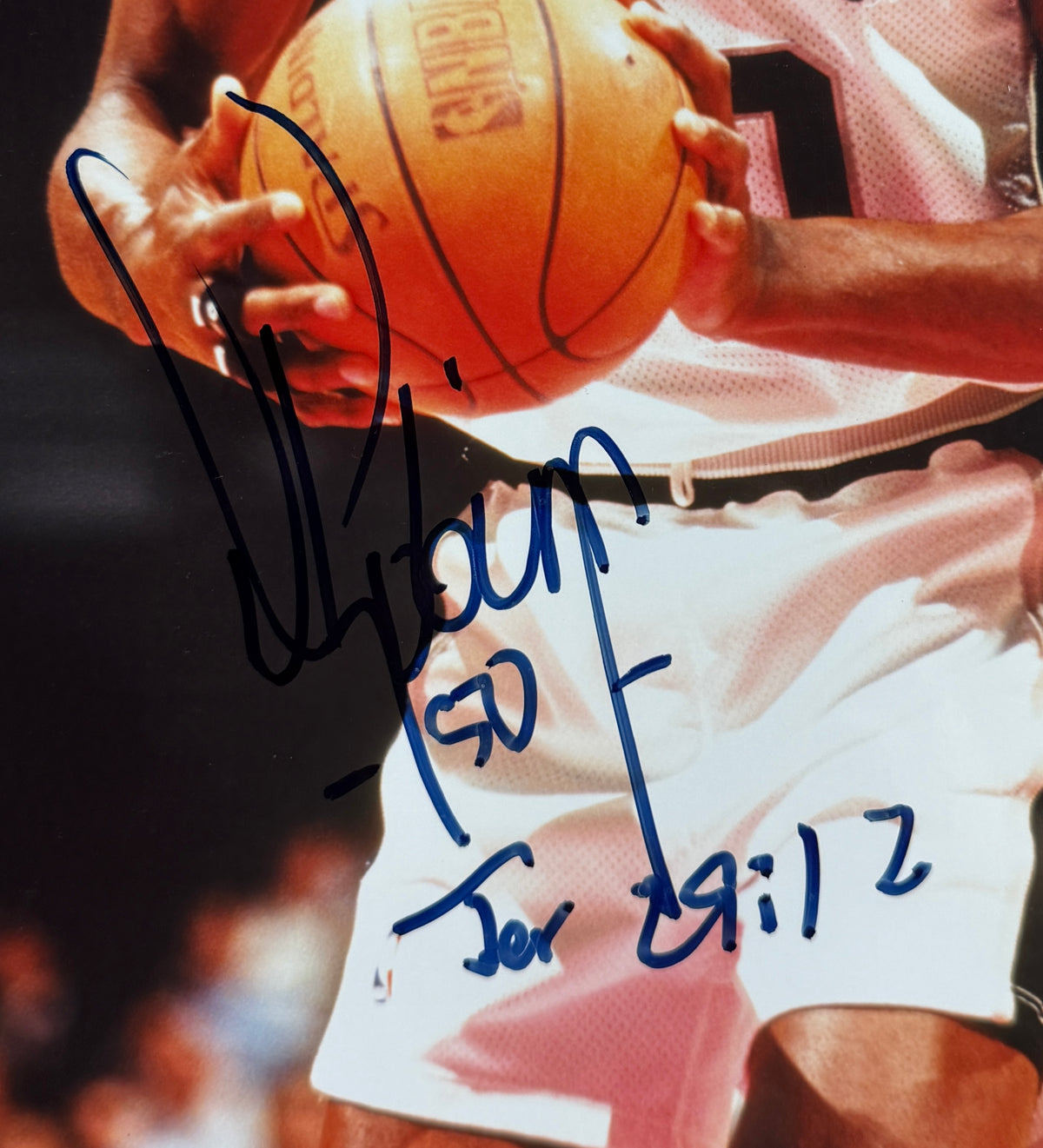 David Robinson HOF Signed/Autographed 8x10 Photo Spurs BAS 213702