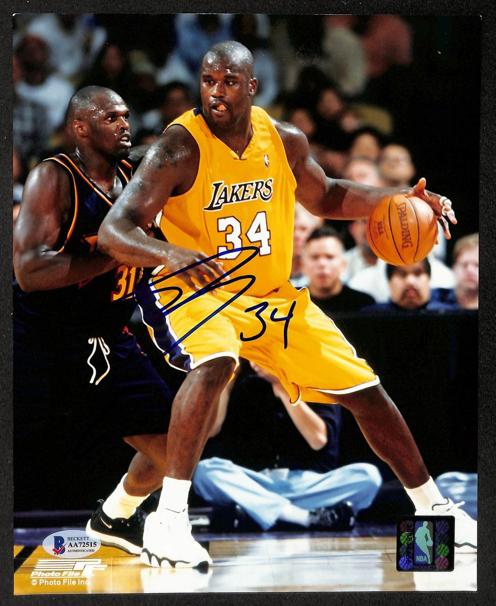 Shaquille O'Neal HOF Signed/Autographed 8x10 Photo Lakers BAS 213703
