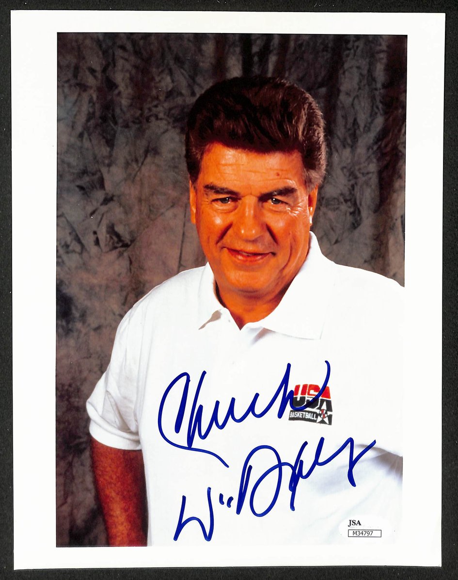 Chuck Daly HOF Signed/Autographed 8x10 Photo 92 USA Dream Team JSA 213709