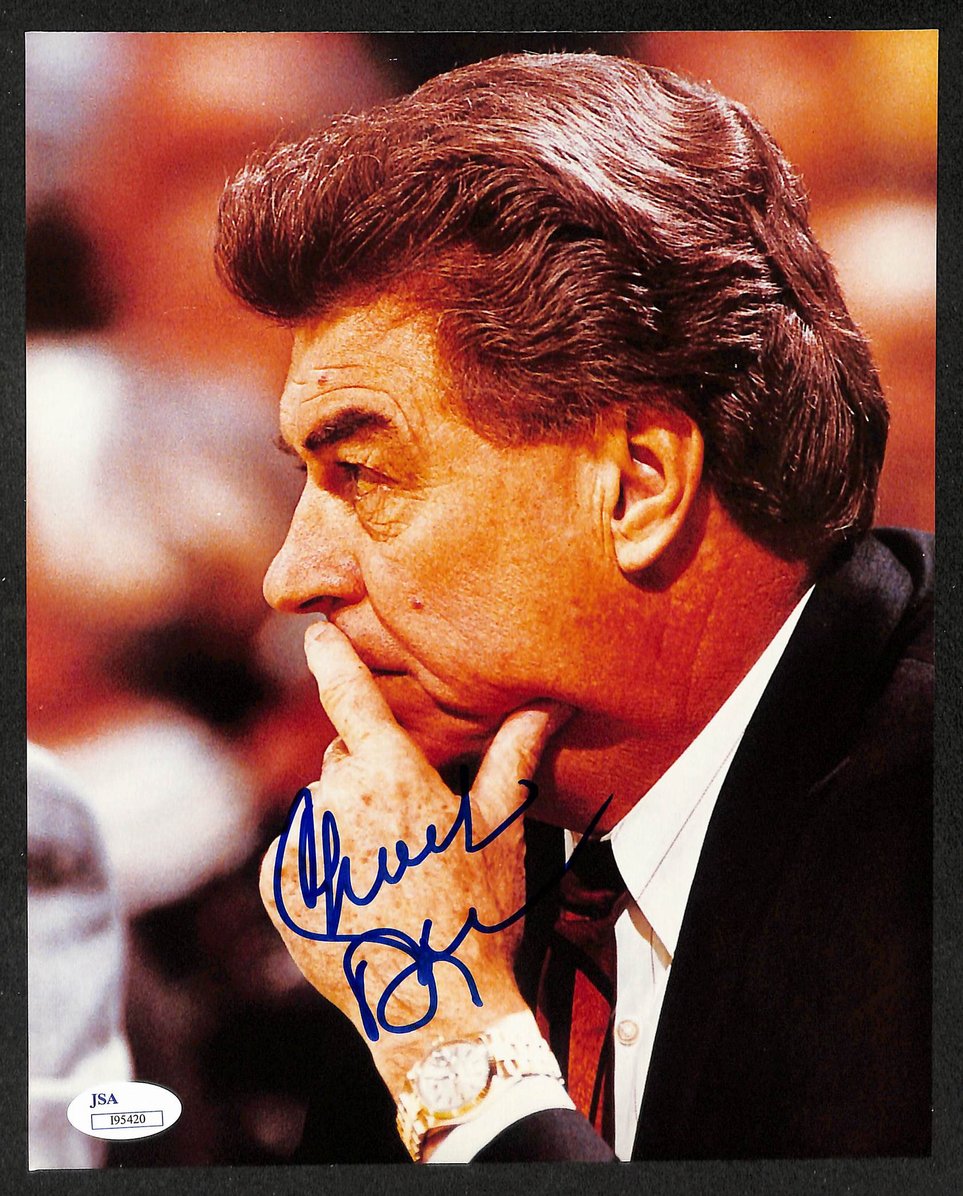 Chuck Daly HOF Signed/Autographed 8x10 Photo Pistons JSA 213711