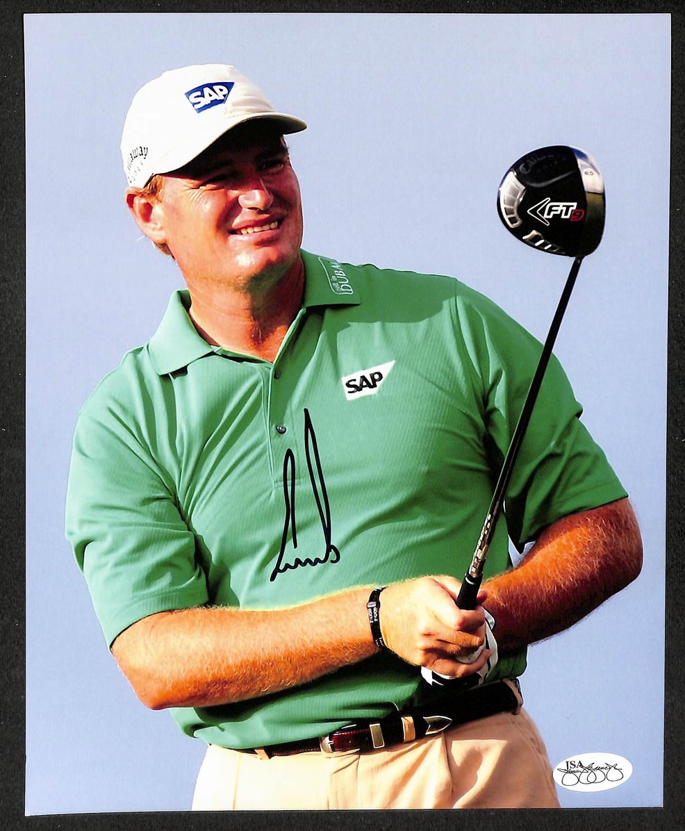 Ernie Els Signed/Autographed 8x10 Photo PGA Golf JSA 213719