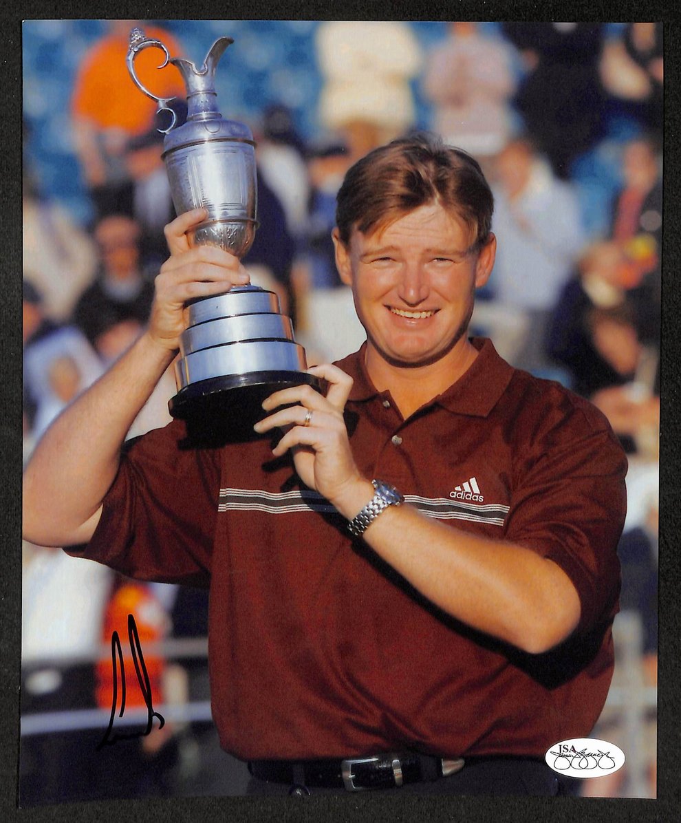 Ernie Els Signed/Autographed 8x10 Photo PGA Golf JSA 213725