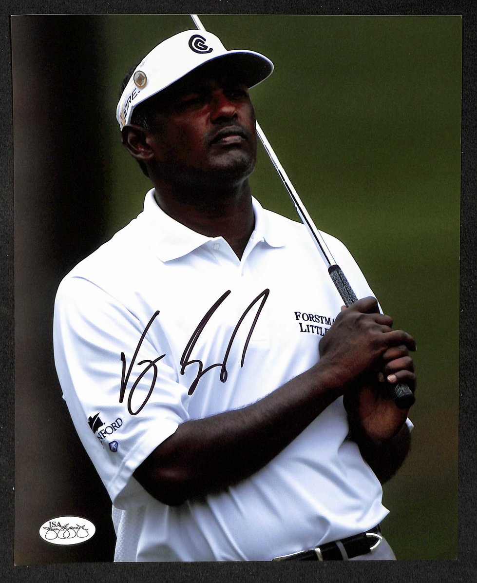 Vijay Singh Signed/Autographed 8x10 Photo PGA Golf JSA 213727