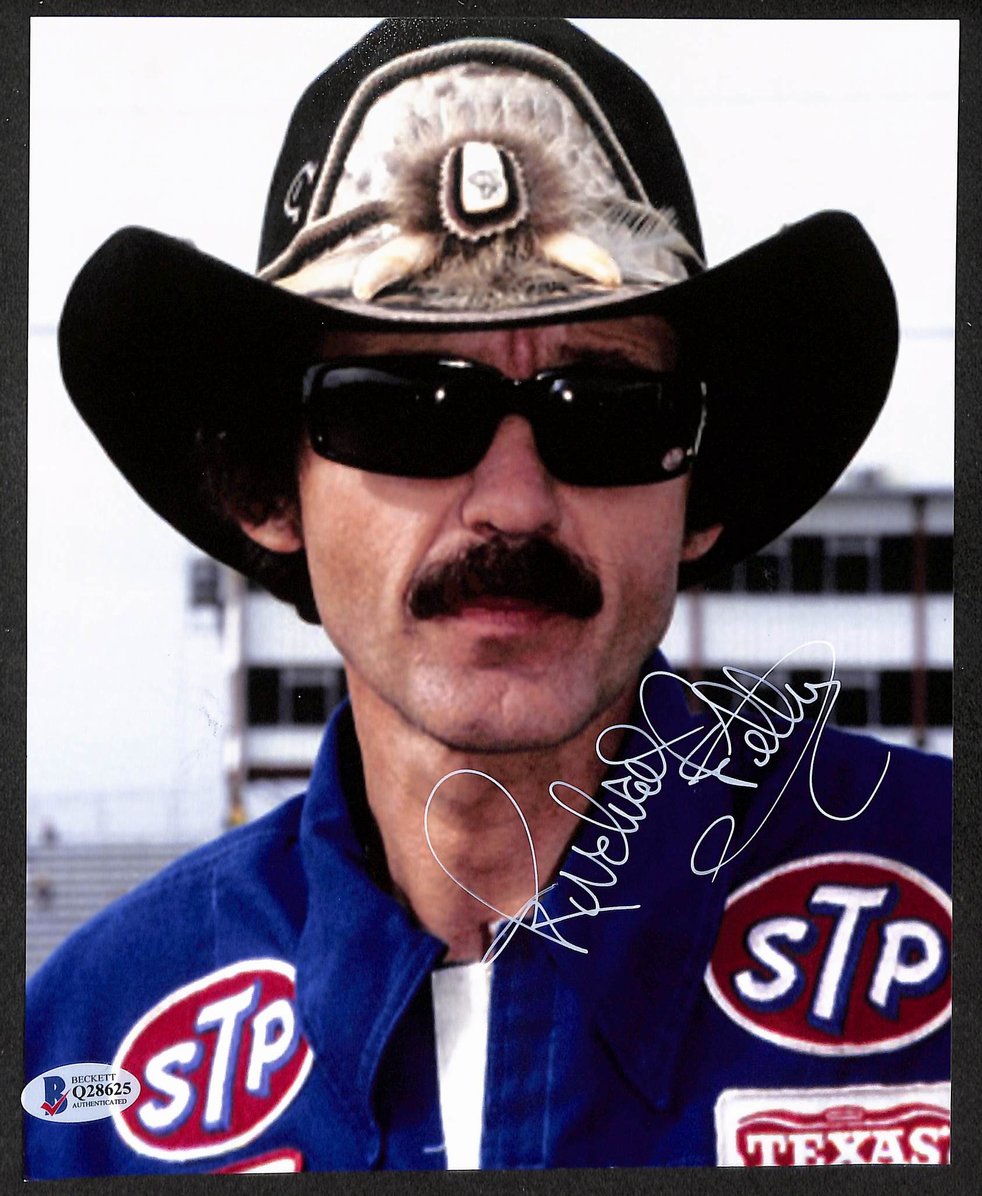 Richard Petty Signed/Autographed 8x10 Photo NASCAR BAS 213831