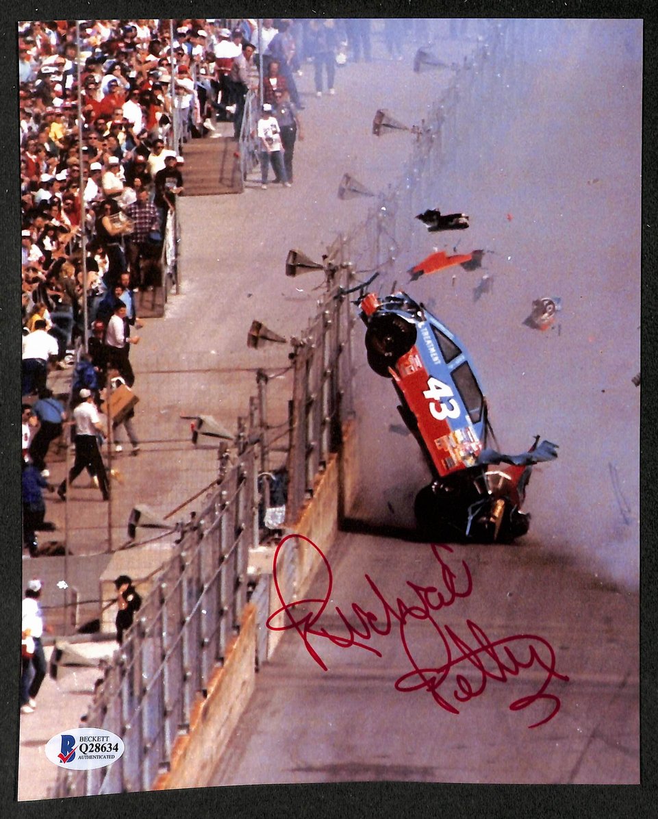 Richard Petty Signed/Autographed 8x10 Photo NASCAR BAS 213836
