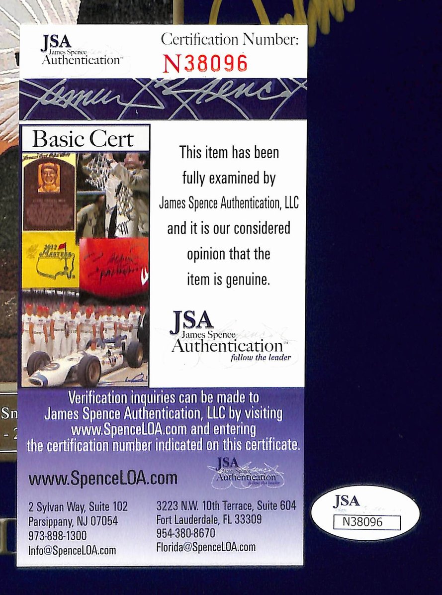 John Smoltz HOF Signed/Autographed 2012 Braves HOF Program JSA 213854