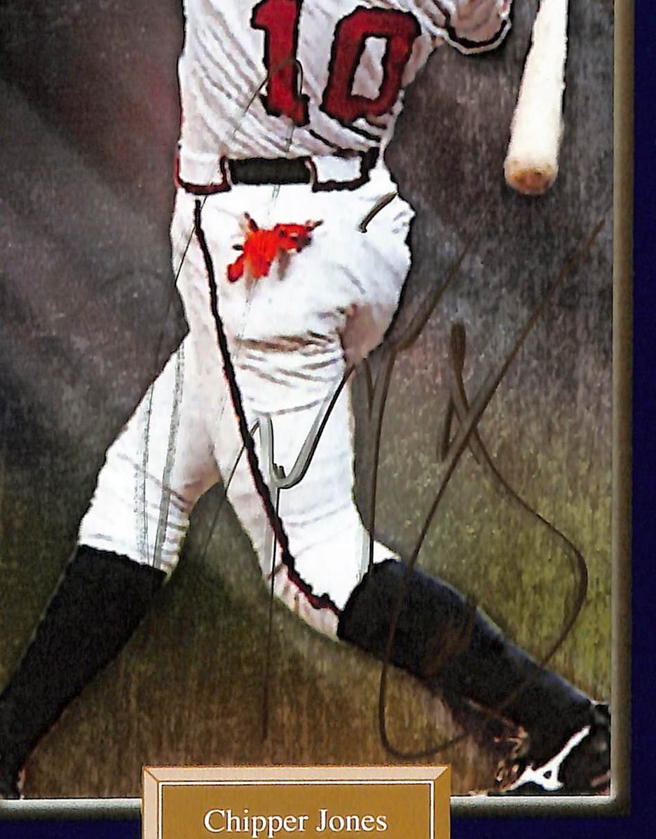 Chipper Jones HOF Signed/Autographed 2013 Braves HOF Program JSA 213856
