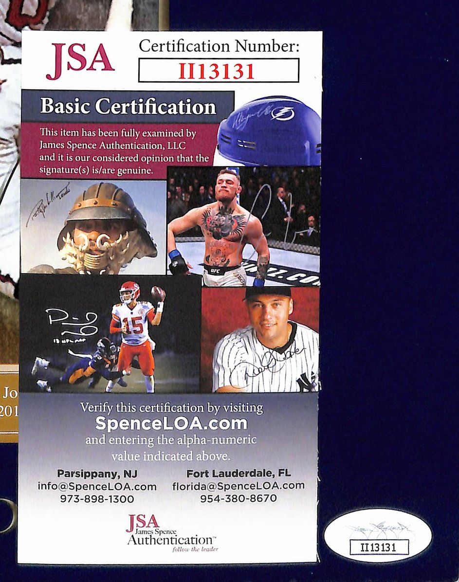 Chipper Jones HOF Signed/Autographed 2013 Braves HOF Program JSA 213856