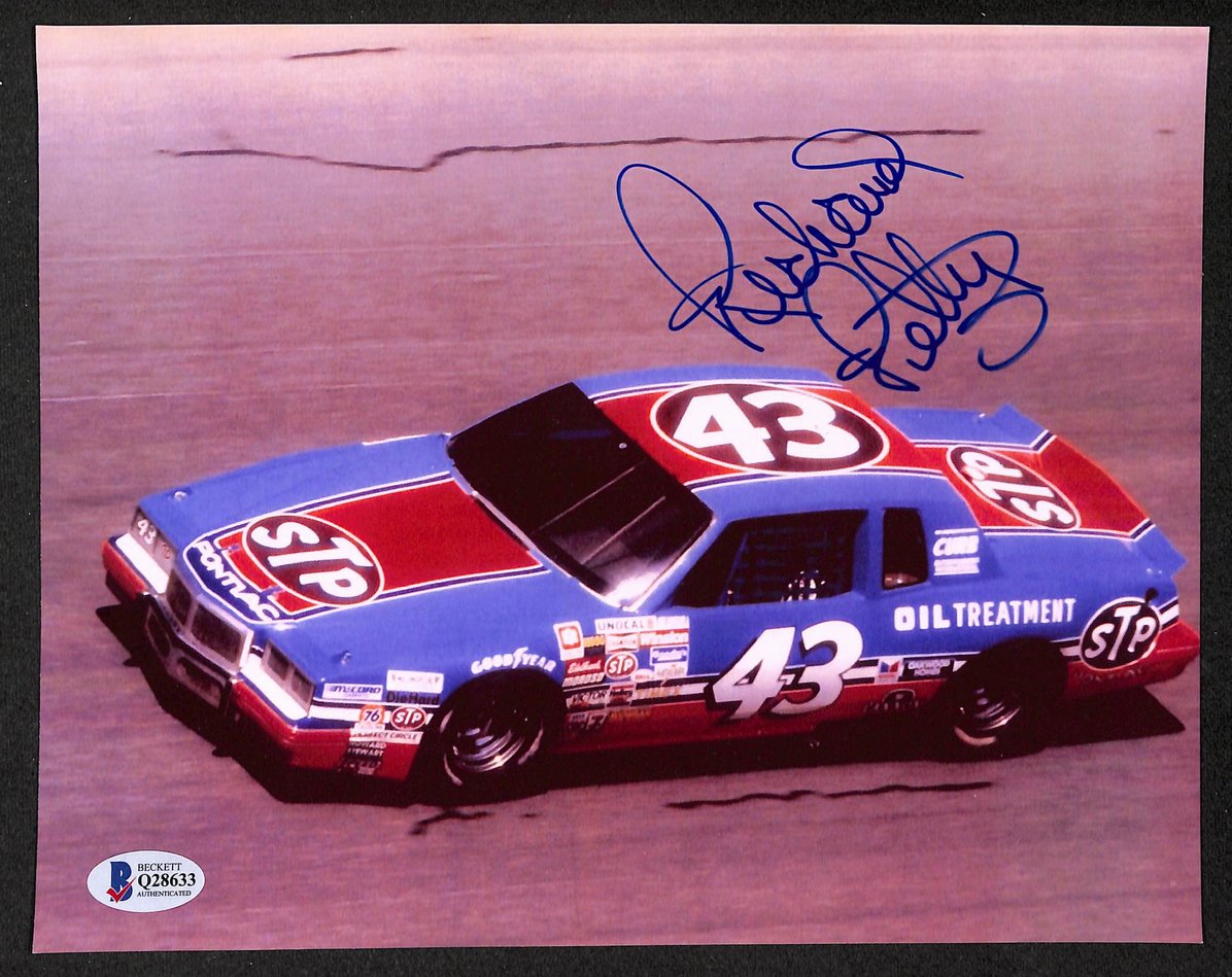 Richard Petty Signed/Autographed 8x10 Photo NASCAR BAS 213829