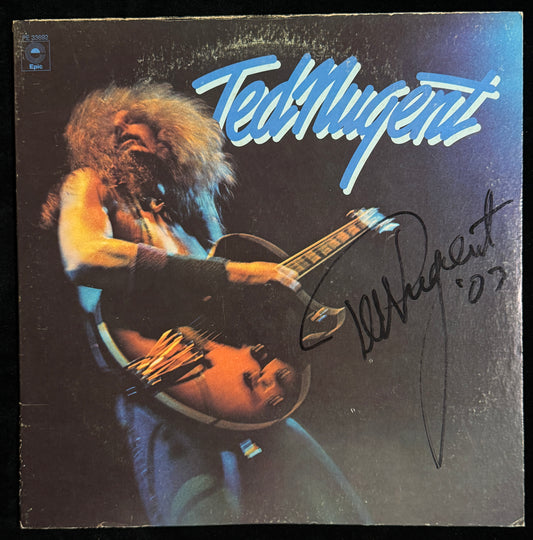 Ted Nugent Signed/Autographed Self-Titled Album LP Vinyl BAS 211374