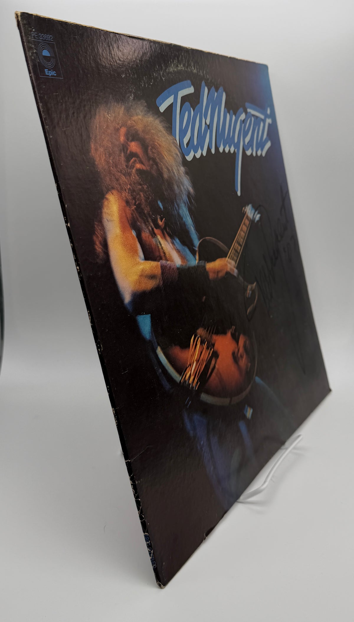 Ted Nugent Signed/Autographed Self-Titled Album LP Vinyl BAS 211374