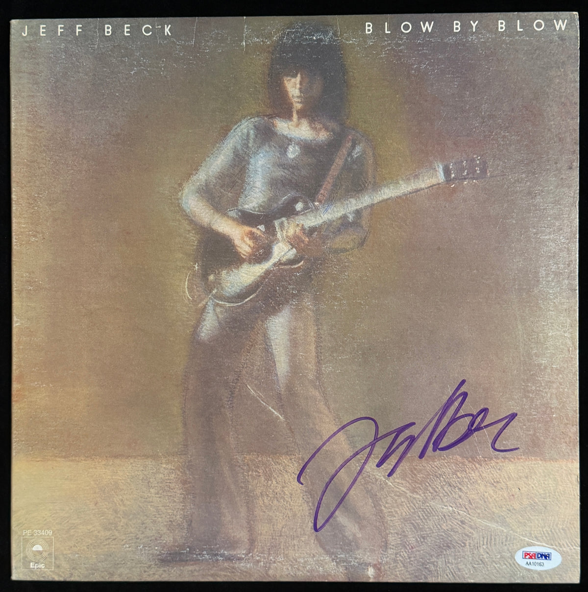Jeff Beck Signed/Autographed Blow by Blow Album LP Vinyl BAS 211373