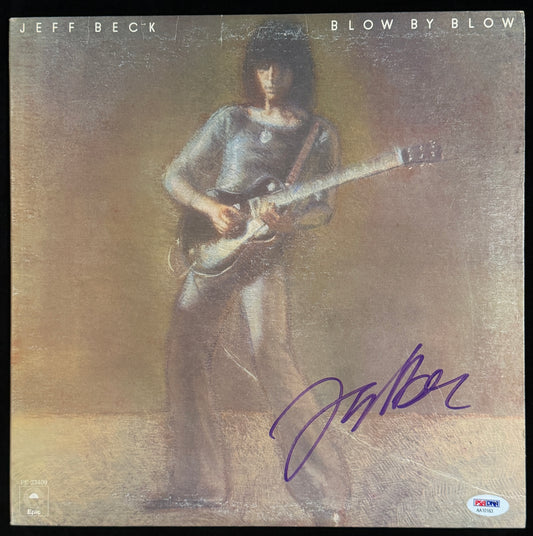 Jeff Beck Signed/Autographed Blow by Blow Album LP Vinyl BAS 211373