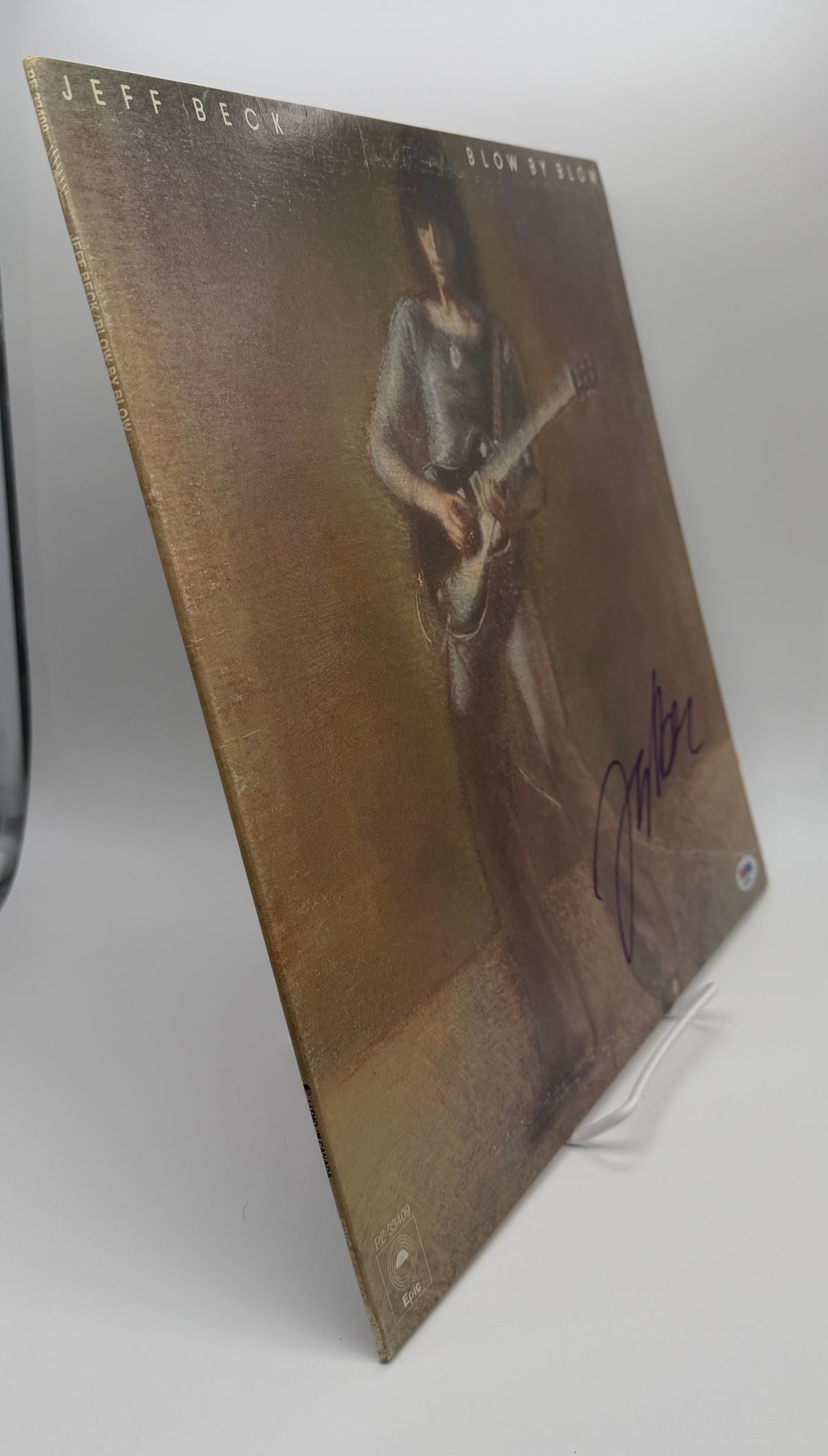Jeff Beck Signed/Autographed Blow by Blow Album LP Vinyl BAS 211373