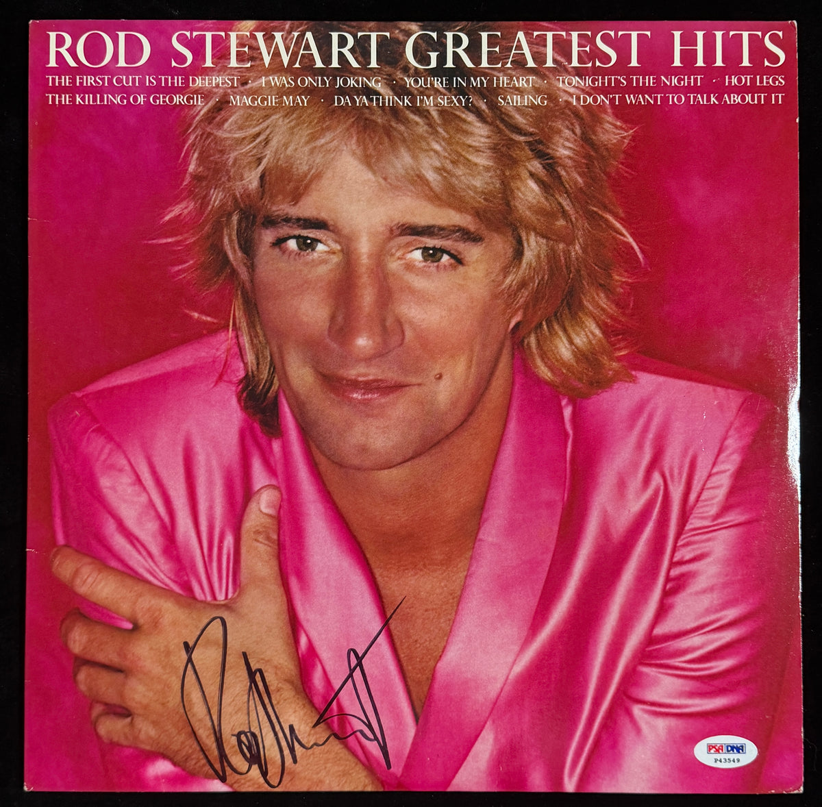 Rod Stewart Signed/Autographed Greatest Hits Album LP Vinyl PSA/DNA 211369
