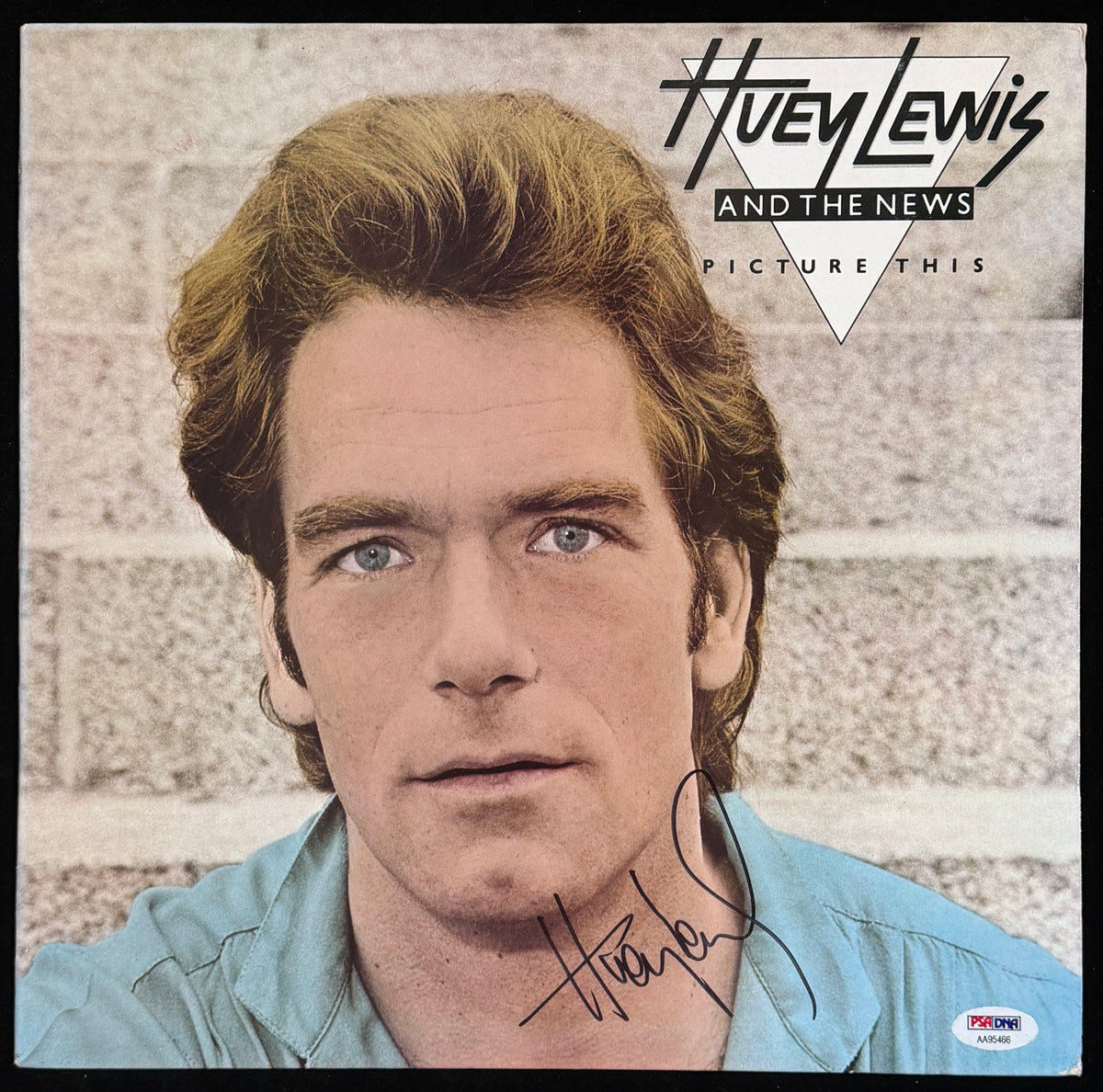 Huey Lewis Signed/Autographed Picture This Album LP Vinyl PSA/DNA 211364