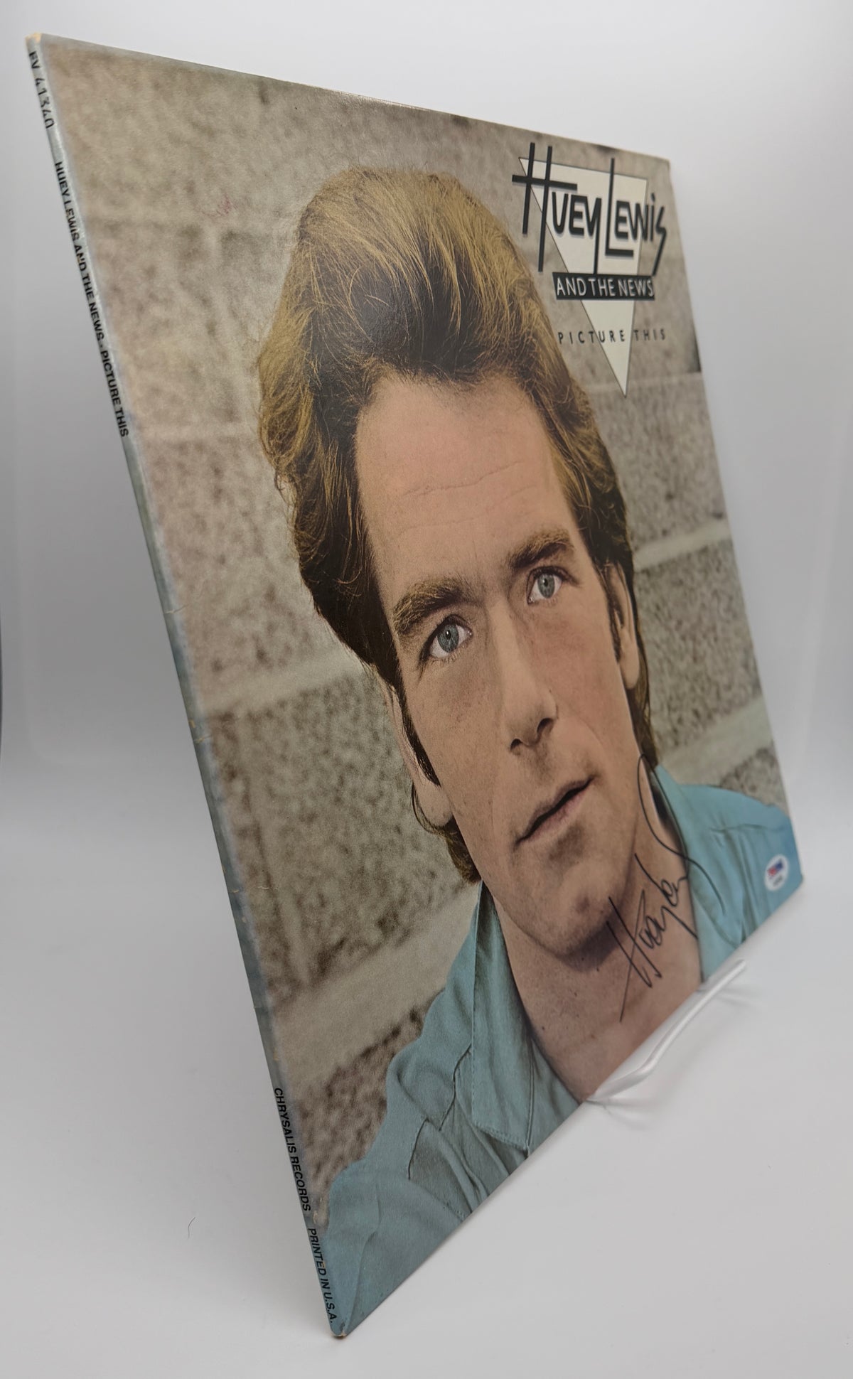 Huey Lewis Signed/Autographed Picture This Album LP Vinyl PSA/DNA 211364