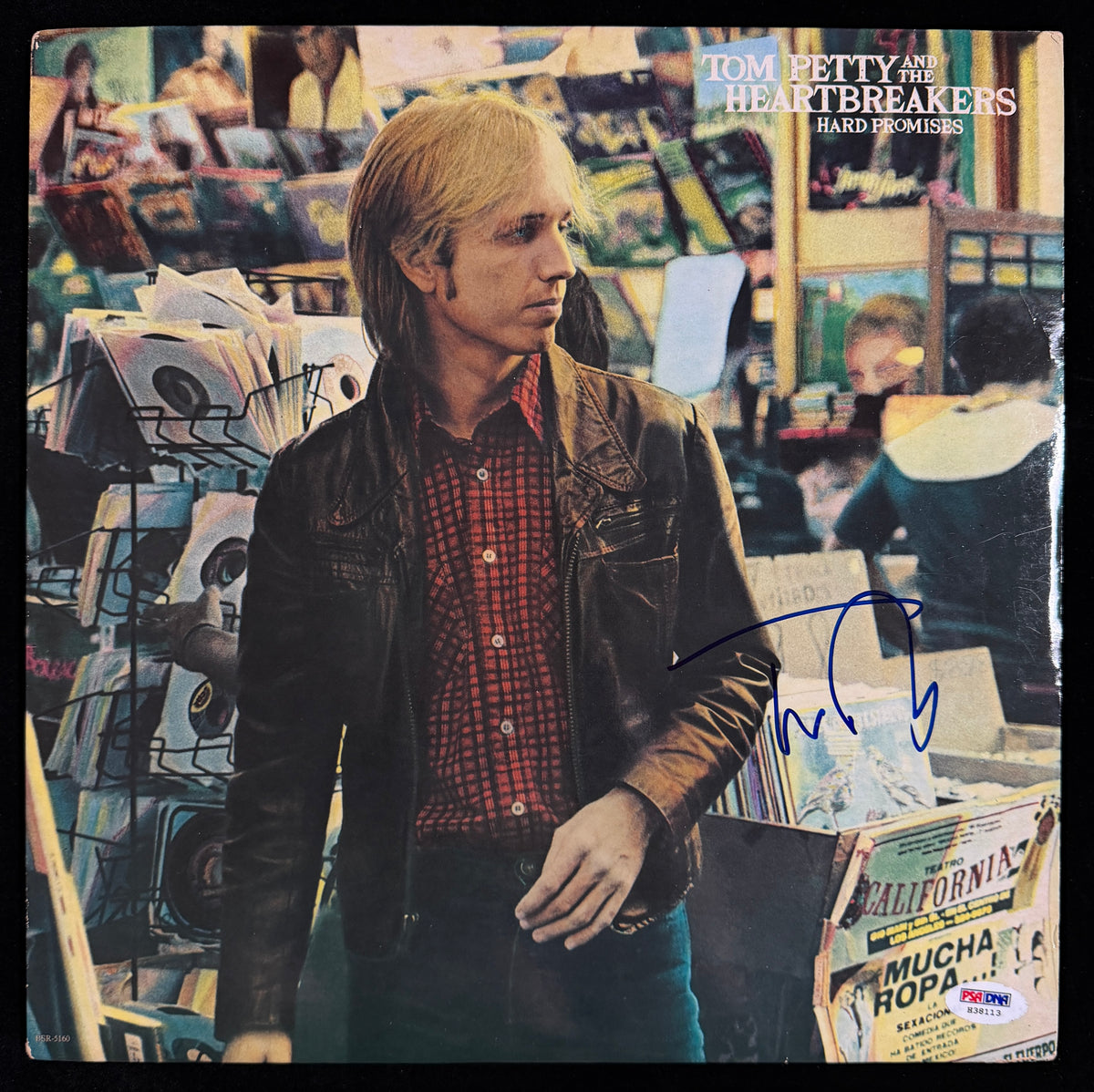 Tom Petty Signed/Autographed Hard Promises Album LP Vinyl PSA/DNA 211362