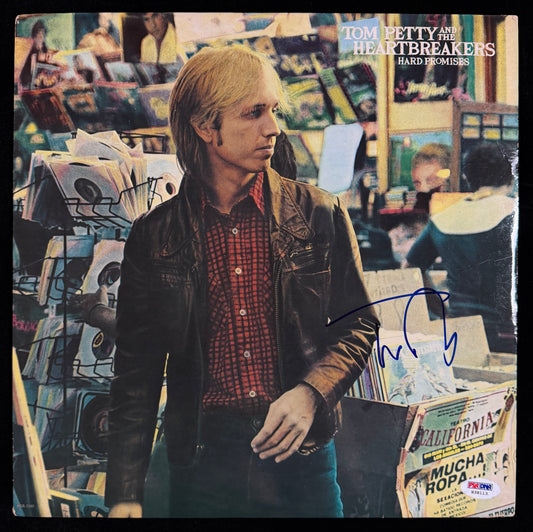 Tom Petty Signed/Autographed Hard Promises Album LP Vinyl PSA/DNA 211362