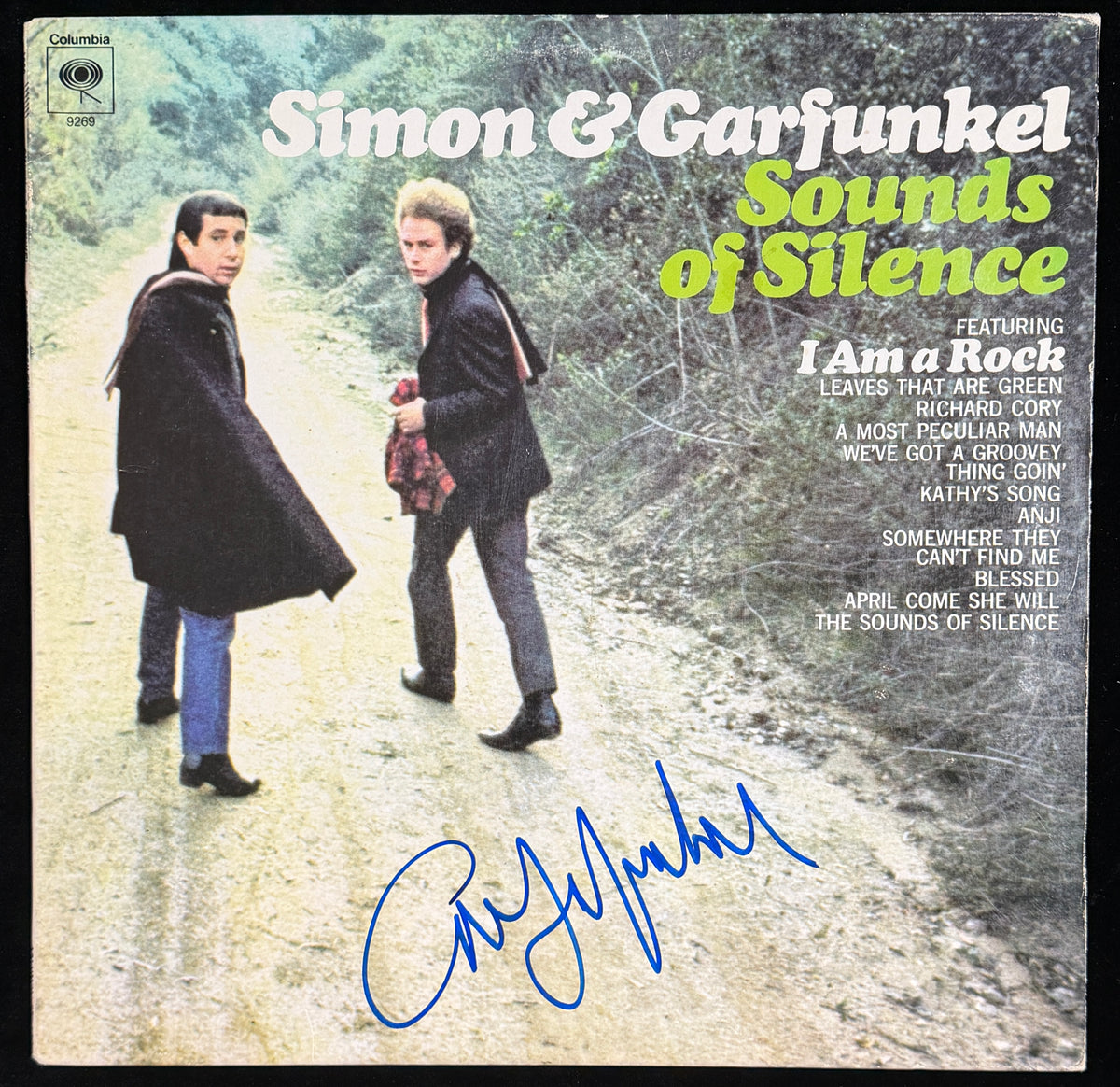 Art Garfunkel Signed Simon & Garfunkel Sounds of Silence LP Vinyl JSA 211358