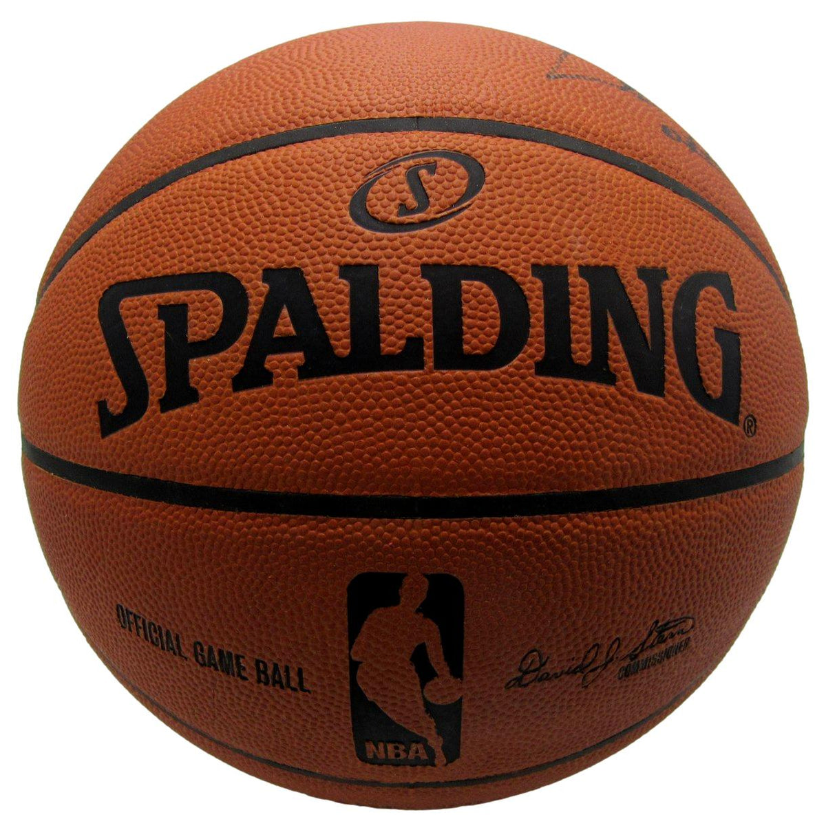 Mutombo/Oakley Signed/Auto Spalding NBA Basketball Rockets JSA XHC157