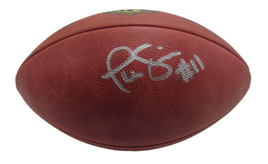 Phil Simms Signed/Auto Wilson NFL "The Duke" Football NY Giants JSA  XHC161