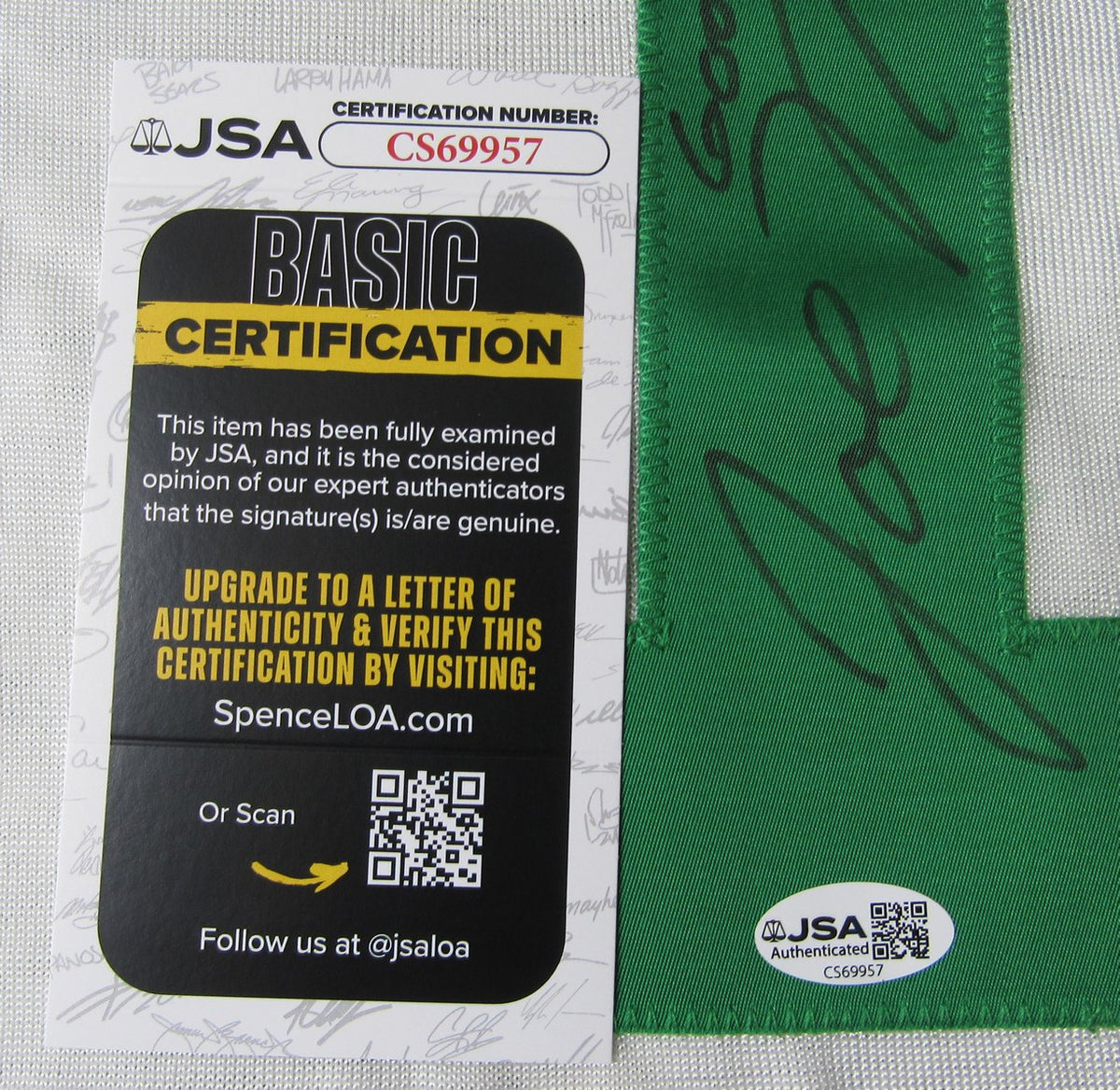 Joe Namath Signed/Inscr Mitchell & Ness Football Jersey w/ Crotch Strap Jets JSA