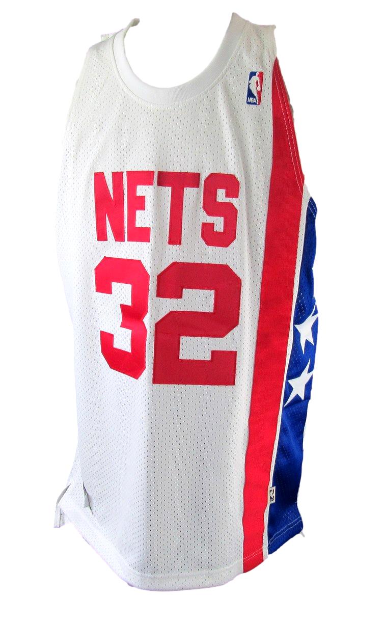 Julius Erving HOF Signed/Auto Adidas Basketball Jersey NJ Nets JSA XHC175