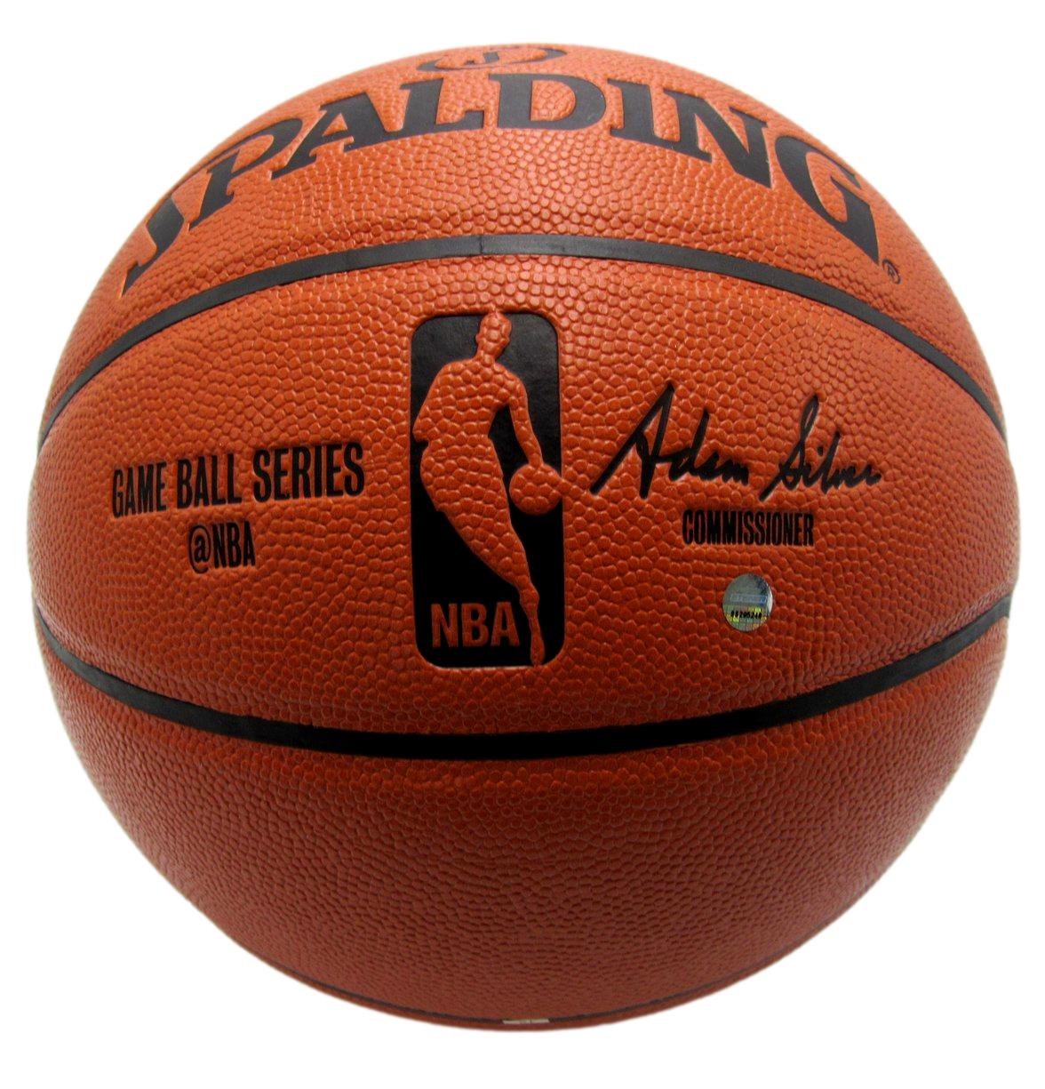 Larry Johnson Signed/Inscr Spalding NBA Basketball NY Knicks Steiner XHC159